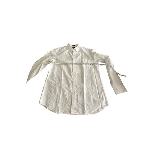 J. Crew Slim Untucked Flex Oxford Shirt Mens White Size XL Preppy NWT Formal - Picture 10 of 10
